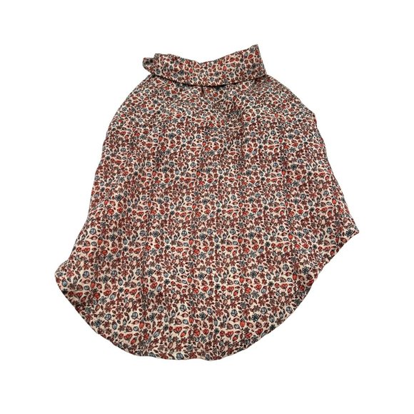 Reddy Pet Dog Shirt Girls Medium Floral Button Up Neck 7" Wide 15" Long - Picture 4 of 8
